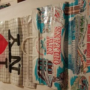 Vintage shopping bags